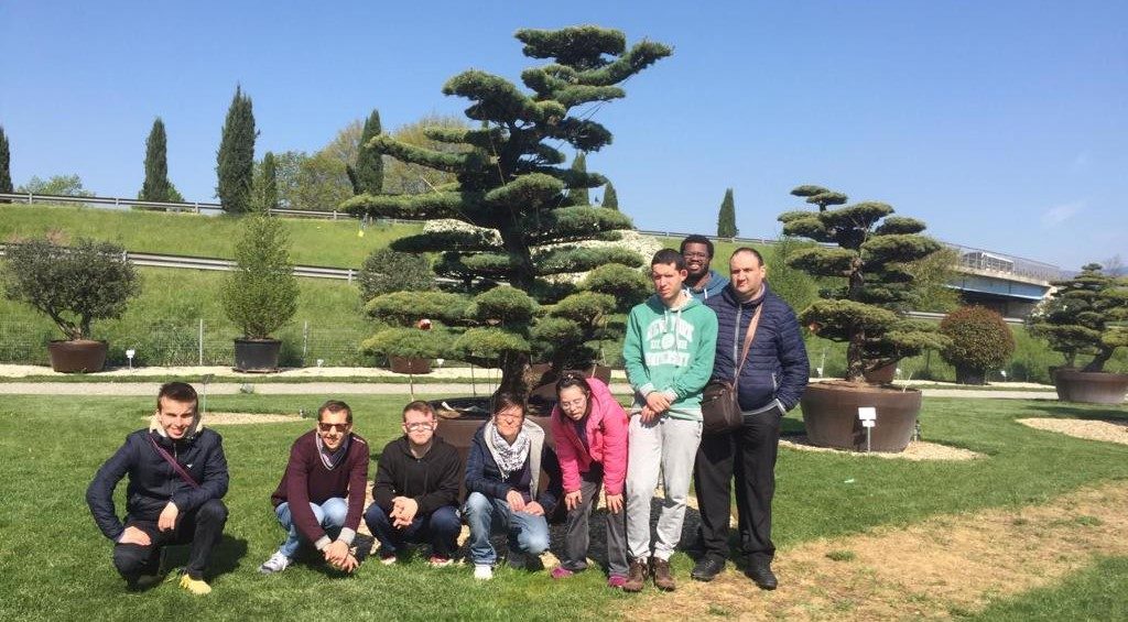 foto di gruppo al Pistoia Nursery Park