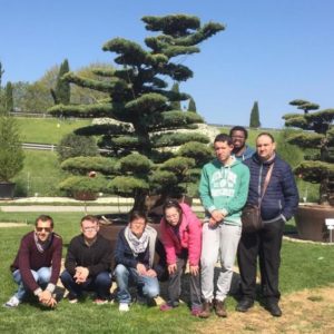 foto di gruppo al Pistoia Nursery Park