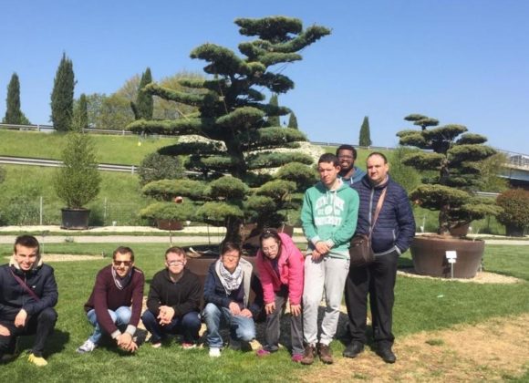 foto di gruppo al Pistoia Nursery Park