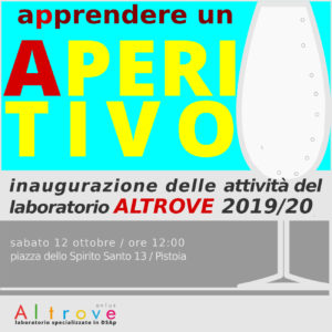 Inaugurazione delle attività del laboratorio Altrove 2019/2020