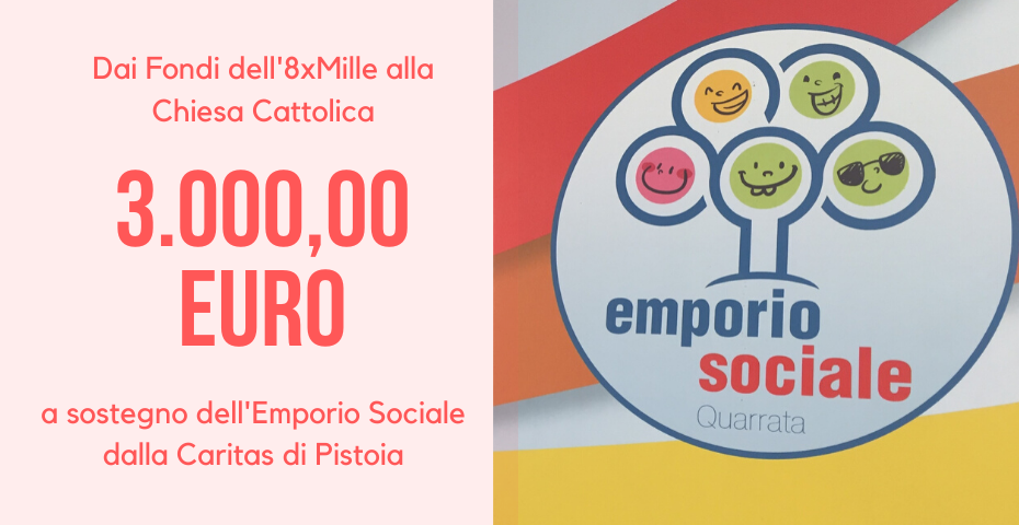 3.000,00 euro per l'Emporio Sociale