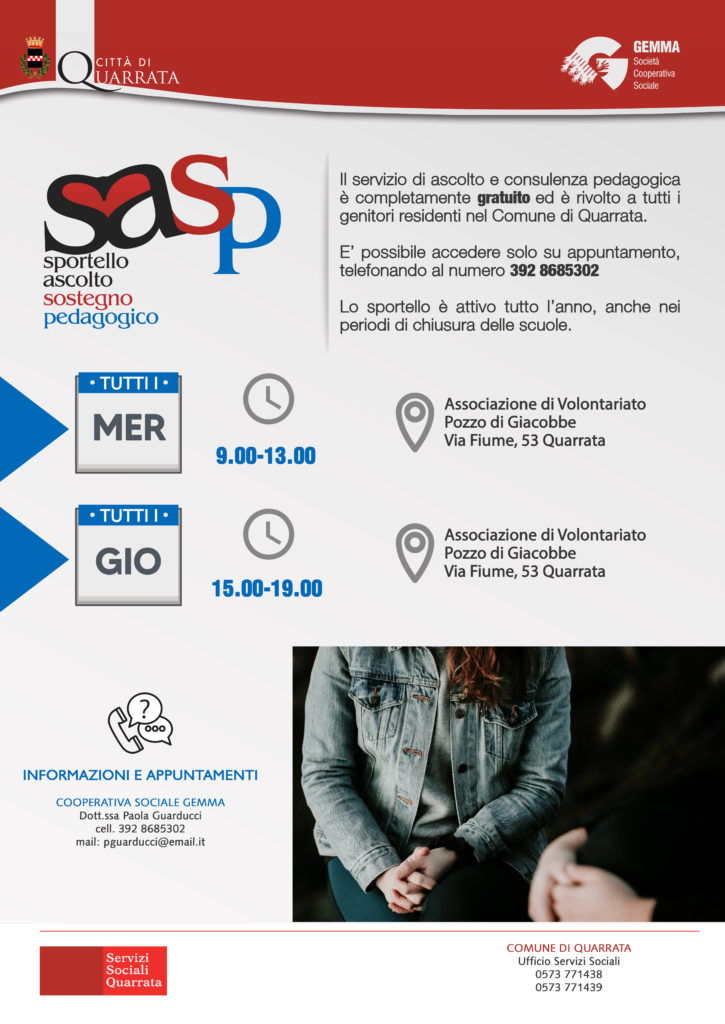 Volantino sportello SASP aggiornato 2022